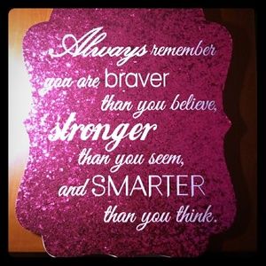 Pink sequin wall decor